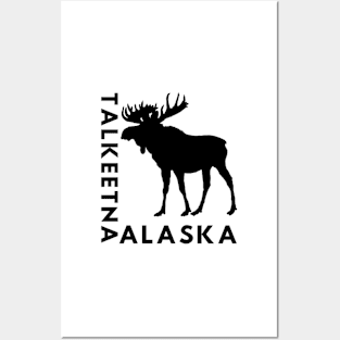 Talkeetna Alaska Moose Posters and Art